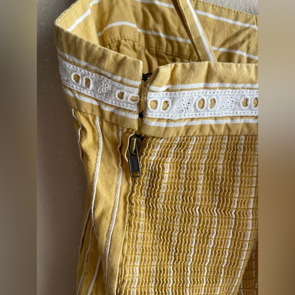 The Great Larel Yellow Striped Maxi Dress Size 2 Pockets - Picture 12 of 16